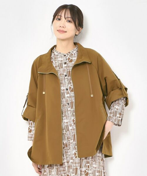 CORDIER / コルディア レザーブルゾン・ジャケット | 【M~4Lサイズ/洗える】ヴァーサタフタ 袖丈調節可ブルゾン | 詳細12