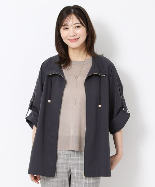 CORDIER / コルディア レザーブルゾン・ジャケット | 【M~4Lサイズ/洗える】ヴァーサタフタ 袖丈調節可ブルゾン | 詳細16