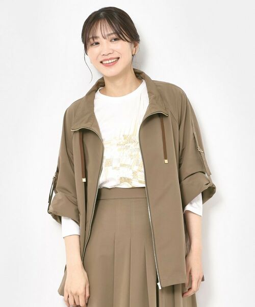 CORDIER / コルディア レザーブルゾン・ジャケット | 【M~4Lサイズ/洗える】ヴァーサタフタ 袖丈調節可ブルゾン | 詳細21