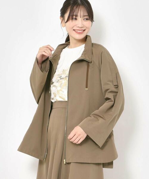 CORDIER / コルディア レザーブルゾン・ジャケット | 【M~4Lサイズ/洗える】ヴァーサタフタ 袖丈調節可ブルゾン(トープ(054))