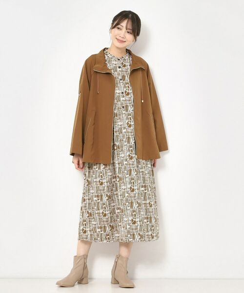 CORDIER / コルディア ロング・マキシ丈ワンピース | 【M~3Lサイズ/洗える】ミラージュジャージ プリントワンピース | 詳細15