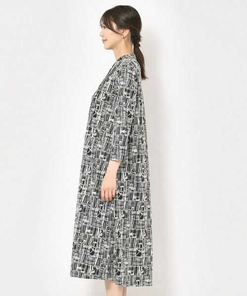 CORDIER / コルディア ロング・マキシ丈ワンピース | 【M~3Lサイズ/洗える】ミラージュジャージ プリントワンピース | 詳細2