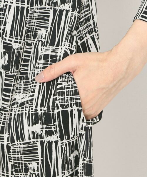 CORDIER / コルディア ロング・マキシ丈ワンピース | 【M~3Lサイズ/洗える】ミラージュジャージ プリントワンピース | 詳細7