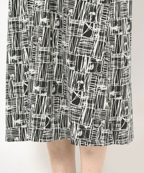 CORDIER / コルディア ロング・マキシ丈ワンピース | 【M~3Lサイズ/洗える】ミラージュジャージ プリントワンピース | 詳細8