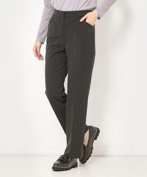 CORDIER / コルディア パンツ | 【S~4Lサイズ/ストレッチ/洗える】スマートメイクパンツ(スミクロ(018))