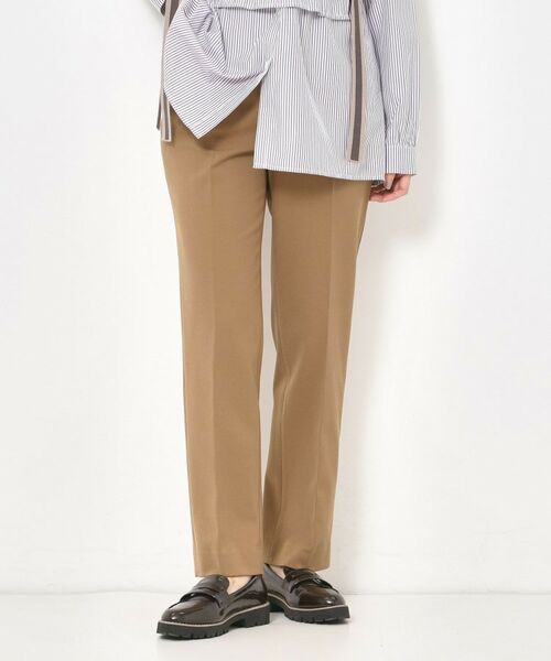 CORDIER / コルディア パンツ | 【S~4Lサイズ/ストレッチ/洗える】スマートメイクパンツ(トープ(054))