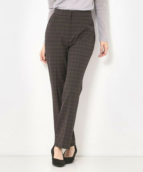 CORDIER / コルディア パンツ | 【S~4Lサイズ/ストレッチ/洗える】スマートメイクパンツ(グレー(215))