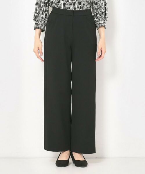 CORDIER / コルディア パンツ | 【S~4Lサイズ/2WAYストレッチ/洗える】リッチソフト進化系ワイドパンツ | 詳細1