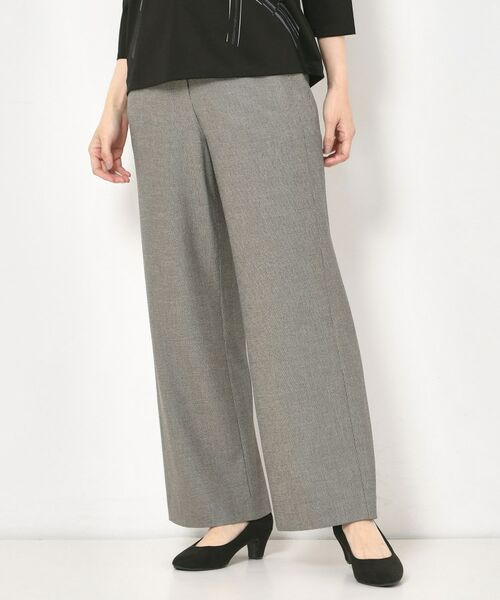 CORDIER / コルディア パンツ | 【S~4Lサイズ/2WAYストレッチ/洗える】リッチソフト進化系ワイドパンツ | 詳細13