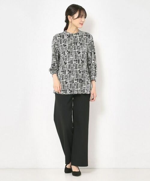 CORDIER / コルディア パンツ | 【S~4Lサイズ/2WAYストレッチ/洗える】リッチソフト進化系ワイドパンツ | 詳細18