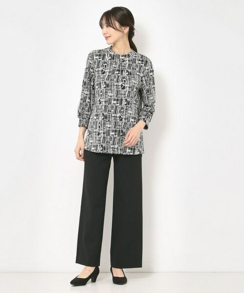 CORDIER / コルディア パンツ | 【S~4Lサイズ/2WAYストレッチ/洗える】リッチソフト進化系ワイドパンツ | 詳細19