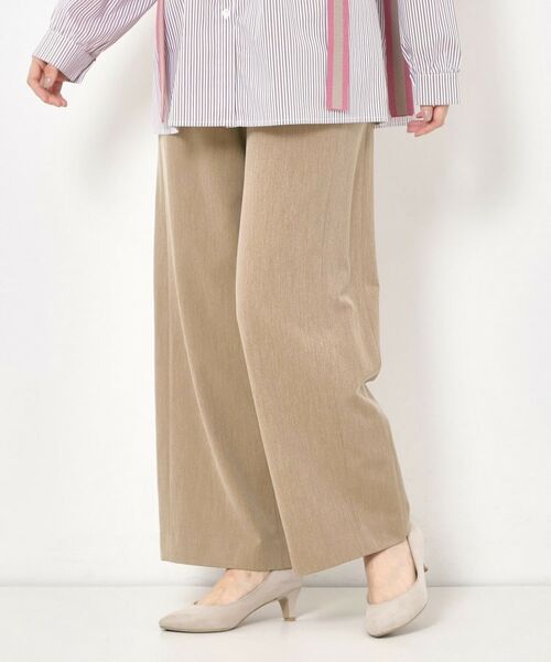 CORDIER / コルディア パンツ | 【S~4Lサイズ/2WAYストレッチ/洗える】リッチソフト進化系ワイドパンツ | 詳細9