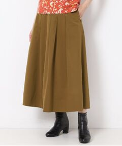 CORDIER / コルディア スカート | 【M～4Lサイズ／洗える】ヴァーサタフタ フレアスカート
