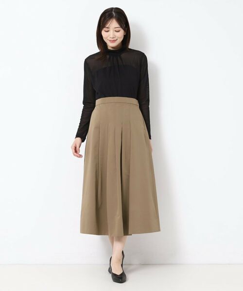 CORDIER / コルディア スカート | 【M~4Lサイズ/洗える】ヴァーサタフタ フレアスカート | 詳細10