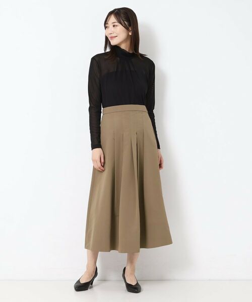 CORDIER / コルディア スカート | 【M~4Lサイズ/洗える】ヴァーサタフタ フレアスカート | 詳細11