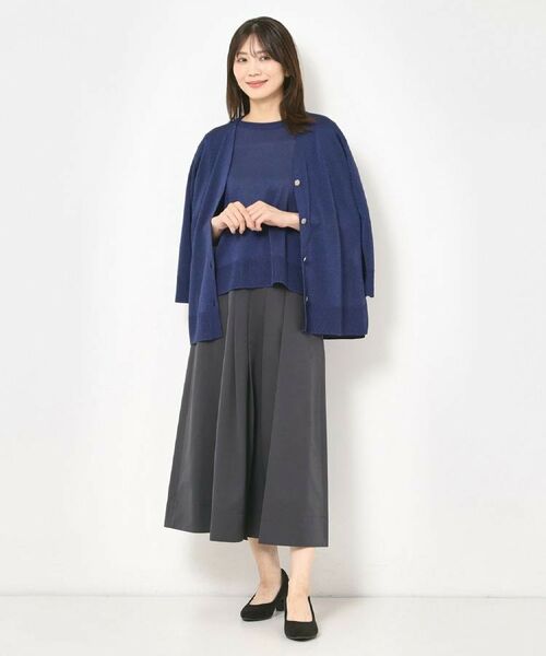 CORDIER / コルディア スカート | 【M~4Lサイズ/洗える】ヴァーサタフタ フレアスカート | 詳細17