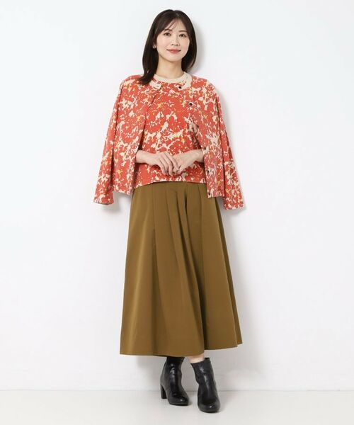 CORDIER / コルディア スカート | 【M~4Lサイズ/洗える】ヴァーサタフタ フレアスカート | 詳細20