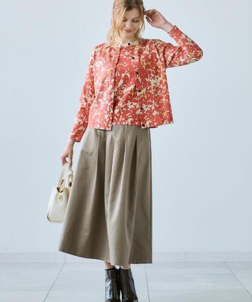 CORDIER / コルディア スカート | 【M~4Lサイズ/洗える】ヴァーサタフタ フレアスカート | 詳細26