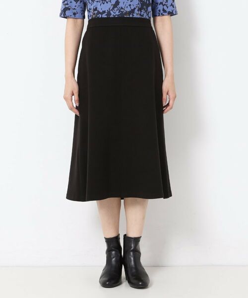 CORDIER / コルディア スカート | 【M~4Lサイズ/セットアップ可】ファンタスジャージツイード調セミフレアスカート | 詳細1