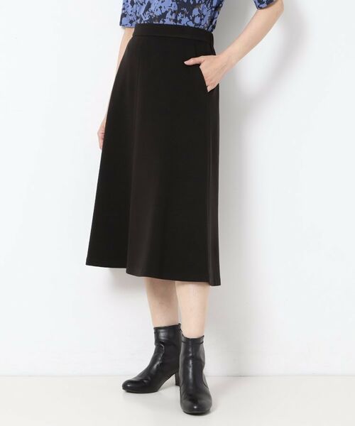 CORDIER / コルディア スカート | 【M~4Lサイズ/セットアップ可】ファンタスジャージツイード調セミフレアスカート | 詳細17