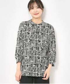 CORDIER / コルディア シャツ・ブラウス | 【M～3Lサイズ／洗える／セットアップ可】ミラージュジャージブラウス