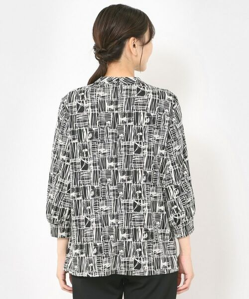 CORDIER / コルディア シャツ・ブラウス | 【M～3Lサイズ／洗える／セットアップ可】ミラージュジャージブラウス | 詳細3