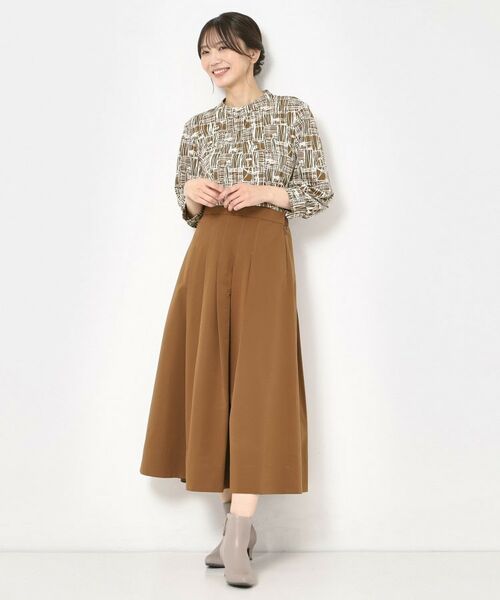 CORDIER / コルディア シャツ・ブラウス | 【M～3Lサイズ／洗える／セットアップ可】ミラージュジャージブラウス | 詳細8