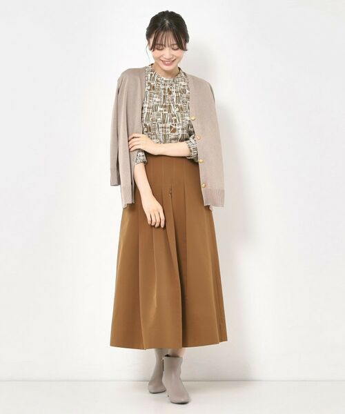 CORDIER / コルディア シャツ・ブラウス | 【M～3Lサイズ／洗える／セットアップ可】ミラージュジャージブラウス | 詳細9