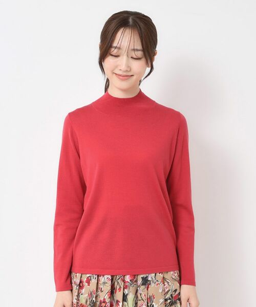 CORDIER / コルディア ニット・セーター | 【M～3Lサイズ／アンサンブル】スーパーマイフィル48 ハイネックプルオーバー | 詳細1