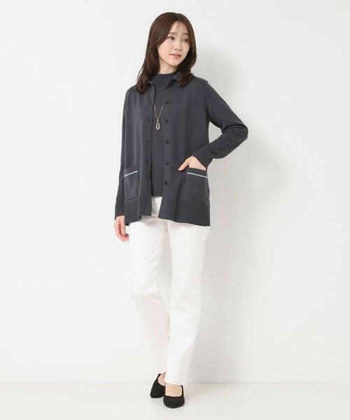 CORDIER / コルディア ニット・セーター | 【M～3Lサイズ／アンサンブル】スーパーマイフィル48 ハイネックプルオーバー | 詳細11