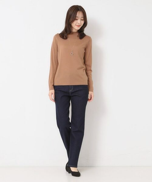 CORDIER / コルディア ニット・セーター | 【M～3Lサイズ／アンサンブル】スーパーマイフィル48 ハイネックプルオーバー | 詳細15