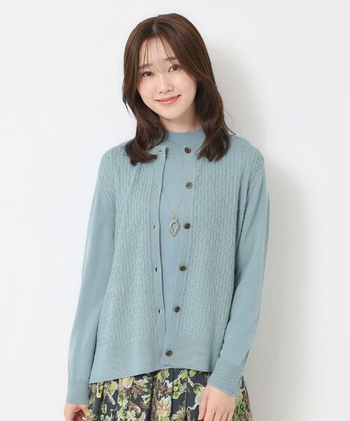 CORDIER / コルディア ニット・セーター | 【M～3Lサイズ／アンサンブル】スーパーマイフィル48 ハイネックプルオーバー | 詳細23