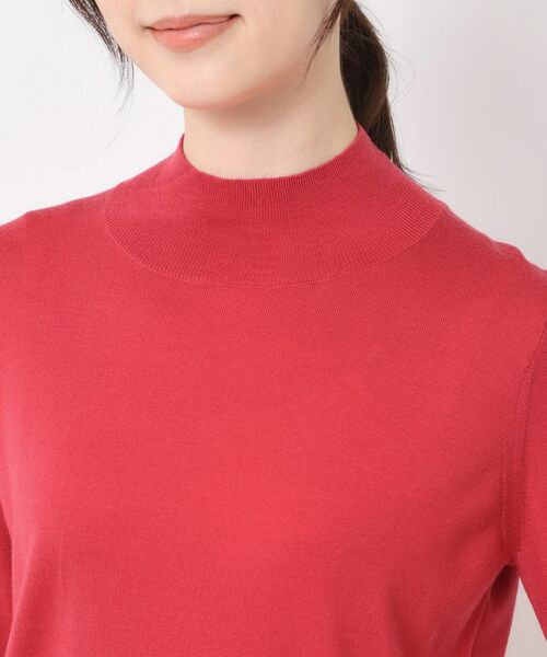 CORDIER / コルディア ニット・セーター | 【M～3Lサイズ／アンサンブル】スーパーマイフィル48 ハイネックプルオーバー | 詳細4