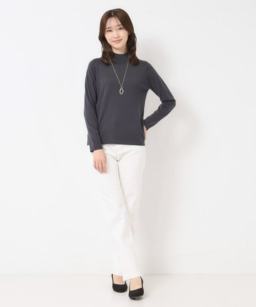 CORDIER / コルディア ニット・セーター | 【M～3Lサイズ／アンサンブル】スーパーマイフィル48 ハイネックプルオーバー | 詳細8