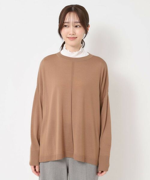 CORDIER / コルディア ニット・セーター | 【M～3Lサイズ】スーパーマイフィル48 チュニックニット | 詳細1