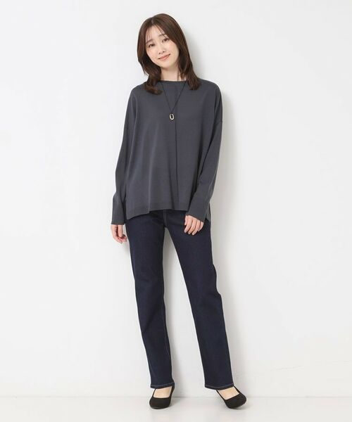 CORDIER / コルディア ニット・セーター | 【M～3Lサイズ】スーパーマイフィル48 チュニックニット | 詳細9