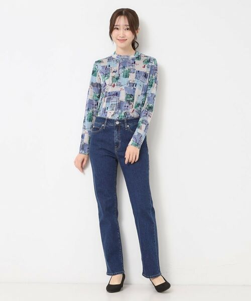 CORDIER / コルディア カットソー | 【M～3Lサイズ】アーティカルプリントジャージプルオーバー | 詳細12