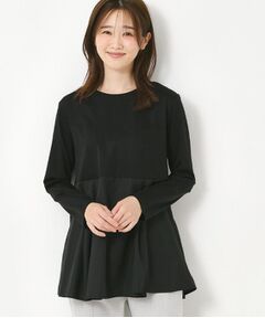 CORDIER / コルディア カットソー | 【レイヤードスタイルはお任せ】ペプラムデザインプルオーバー