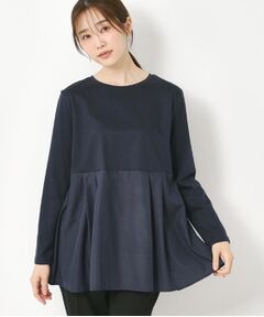 CORDIER / コルディア カットソー | 【レイヤードスタイルはお任せ】ペプラムデザインプルオーバー