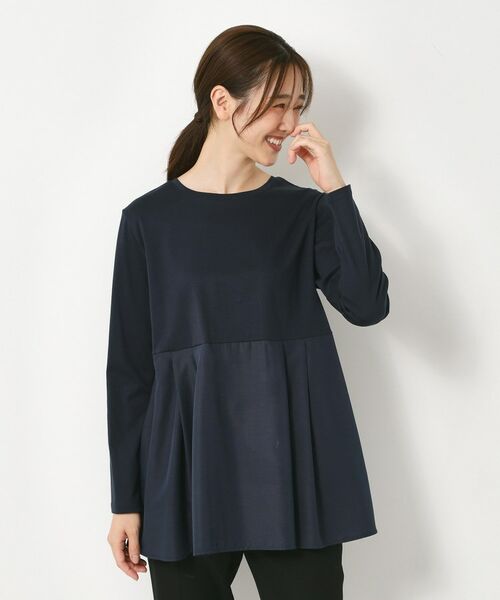 CORDIER / コルディア カットソー | 【レイヤードスタイルはお任せ】ペプラムデザインプルオーバー | 詳細11