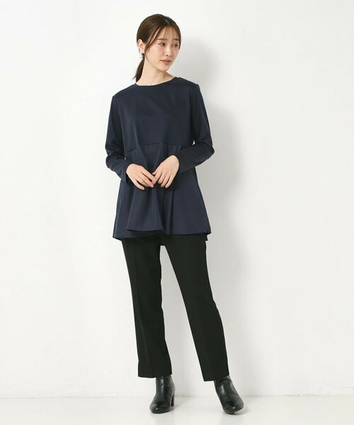 CORDIER / コルディア カットソー | 【レイヤードスタイルはお任せ】ペプラムデザインプルオーバー | 詳細12