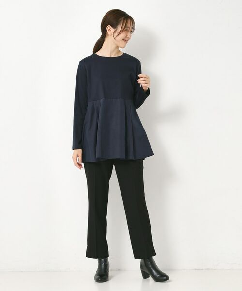 CORDIER / コルディア カットソー | 【レイヤードスタイルはお任せ】ペプラムデザインプルオーバー | 詳細13