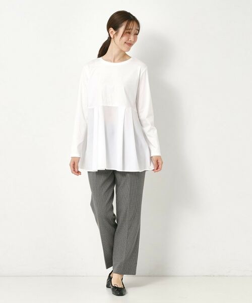 CORDIER / コルディア カットソー | 【レイヤードスタイルはお任せ】ペプラムデザインプルオーバー | 詳細16