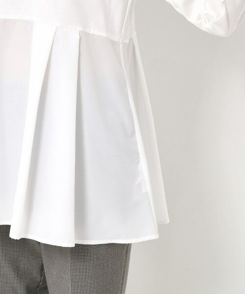 CORDIER / コルディア カットソー | 【レイヤードスタイルはお任せ】ペプラムデザインプルオーバー | 詳細6
