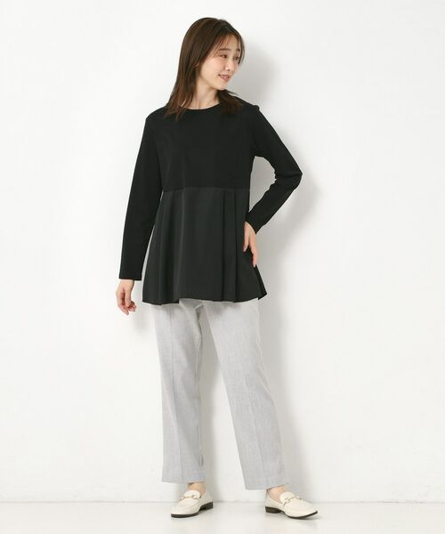 CORDIER / コルディア カットソー | 【レイヤードスタイルはお任せ】ペプラムデザインプルオーバー | 詳細8