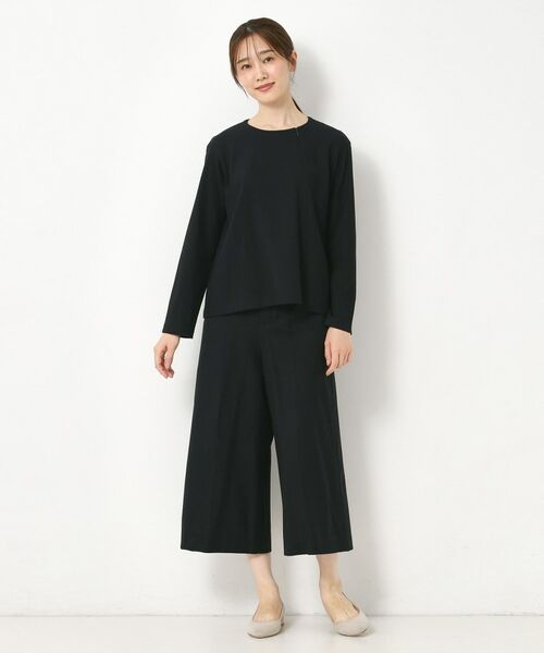 CORDIER / コルディア カットソー | 【M～3Lサイズ／セットアップ／ストレッチ】ツイード調プルオーバー | 詳細9