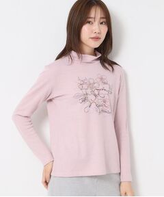 CORDIER / コルディア カットソー | 【M～4Lサイズ】エアポンチジャージハイネックプルオーバー