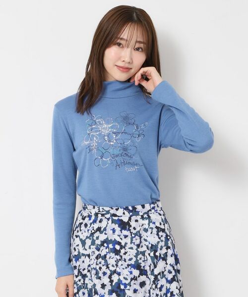 CORDIER / コルディア カットソー | 【M～4Lサイズ】エアポンチジャージハイネックプルオーバー | 詳細11