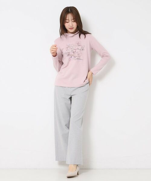 CORDIER / コルディア カットソー | 【M～4Lサイズ】エアポンチジャージハイネックプルオーバー | 詳細8