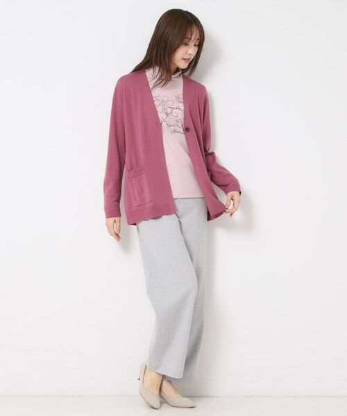 CORDIER / コルディア カットソー | 【M～4Lサイズ】エアポンチジャージハイネックプルオーバー | 詳細9